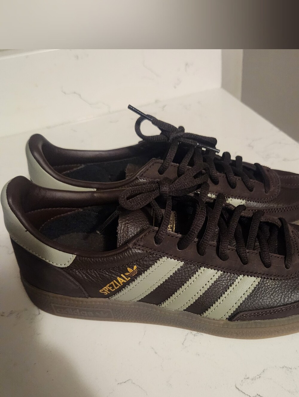 Adidas Unisex Womens Handball Spezial 8.5/7.5M -Espresso Brown - Picture 2 of 9